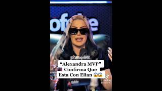 "ALEXANDRA MVP CON FIESA QUE QUE ESTÁ CON ELIAN #alofokeradioshow #viral #shorts #santiagomatias