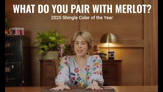 2025 Shingle Color of the Year: Merlot | Owens Corning® Roofing x Erin Napier