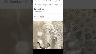 How many days left for Durga Puja 🤔