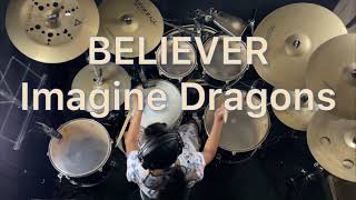 Believer - Imagine Dragons / Drum Cover Aluna Samara