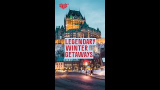 Winter city vacations in Quebec and Ontario | #shorts | Explore Canada