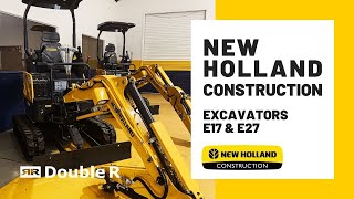 New Holland Construction E17 & E26 Mini Excavators