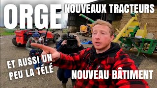 NOUVEAU TRACTEURS ! ORGES ! TRAVAUX ! et un peu la télé ;)