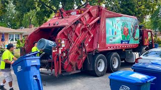 Strom LEU LoadMaster Rear Loader Garbage Truck Packing Heavy Trash