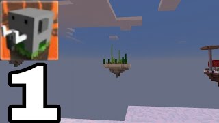 Minecraft PE SKYBLOCK Part 1 - Minecraft Pocket Edition