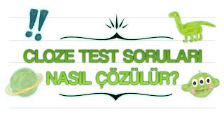 #YDS #YDT CLOZE TEST SORULARI NASIL ÇÖZÜLÜR?