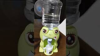 Refilling water, so cute mini water dispenser #shorts #asmr #best #satisfyingsounds