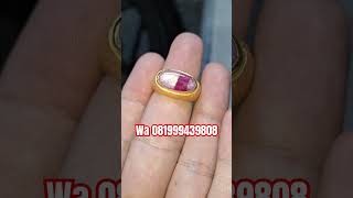 Ruby burma belang / Mirah windusara / gemstone / batu permata / jewelry / kolektor / koleksi