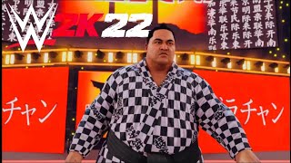 WWE 2K22 PS5 Gameplay Seth Rollins vs Yokozuna Match Highlights!