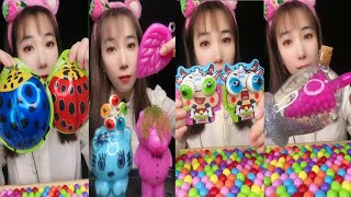 Asmr satisfying sweet candy 🍬 Eating Challenge 😋 #asmr #mukbang #tiktok #ssoyoung