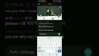 Jimin came live today . join now by downloading Weverse app . 5:25 pm 6 - 3 - 2023