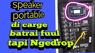 Speaker Aktif Portable Indikator Full Tapi Drop, Ini Solusinya