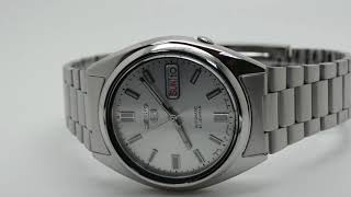 SEIKO 5 AUTOMATIC 21 JEWELS SNXS75J1 STAINLESS STEEL MEN'S WATCH