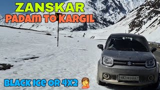 Black Ice 🤦 Padum to Kargil | Mission Extreme | Zanskar 2024 |  Ladakh 2024 | Ep 06