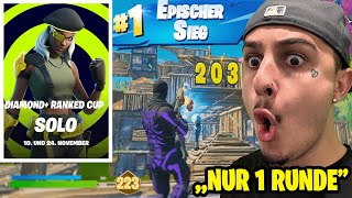 Wie viele PUNKTE schaffe ICH in 1 RUNDE im SOLO CUP? 😳 - (OG Fortnite Diamond+ Ranked Cup Challenge)