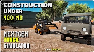 construction work 😯 in NextGen truck simulator #nextgen #trucksimulator #games #gameplay #android