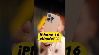 iPhone 16 Pro Max elimde! 🔥😎