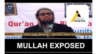 Violnt mllah inamullah mumtaz ExposED by Ahmadi Muslim