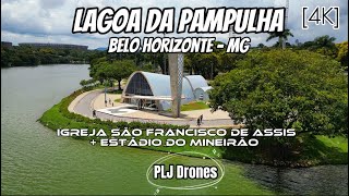 121 - 4K - Drone - Lagoa da Pampulha - Belo Horizonte #drone #lagoadapampulha #belohorizonte #mg