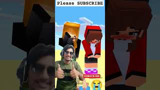 Who JUMP HIGH JJ SISTER VS ALEX VS NIKOCADO AVOCADO VS BUNNY APHMAU #funny #fyp#shorts#minecraft