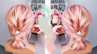 Красивая прическа  на выпускной 2021/ Beautiful hairstyle for Prom 2021