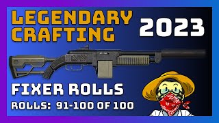 Fallout 76 - 100 Fixer Rolls in 2023 - 10 Legendary Crafting Rolls - PART 10/10