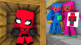 POOR Spider Man vs Good Huggy Wuggy Family Challenge - MONSTER SCHOOL