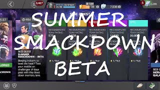 Summer Smackdown Beta | No Revives | MARVEL CONTEST OF CHAMPIONS |