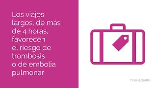 Viajes y ETV (trombosis y embolia pulmonar)