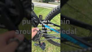 How to fix a chain pop #chainpop #bikes