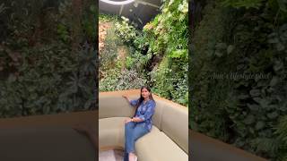 Nature Meets Luxury || Stunning Vertical Garden at Printemps Doha #ytshorts #short #gardentour