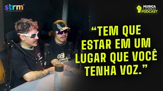 Lester e Dave falam sobre a importância de estar em uma gravadora que te deem atenção.