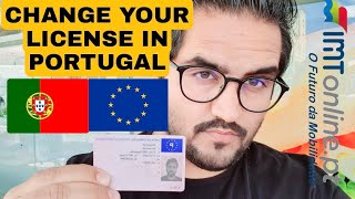 car license change in eu Portugal 🇵🇹