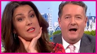 ITV GMB: 'How dare you!' Piers Morgan SNAPS at guest over Susanna Reid 'idiot' remark | BS NEWS