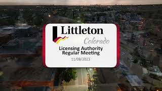 Licensing Authority - Regular Meeting - 11/08/2023