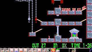 Xmas Lemmings 1991 - Level 4