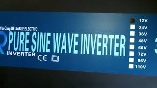 WZRELB 3000W 12V DC to 120V AC pure sine wave inverter