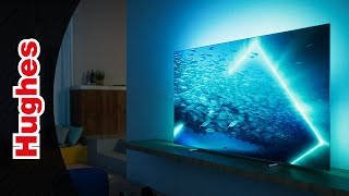 Feel immersed with the Philips Ambilight 707 4K OLED TV Range