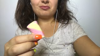 Asmr ita: eating sounds ||MASHMELLOW ||