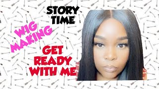 GET READY WITH ME | HOW TO MAKE A WIG BEGINNERS| 28” bundles Organique Yaki