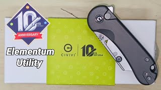 Bearing ceramic pun ada guna pada pisau | Civivi Elementum Utility knife.