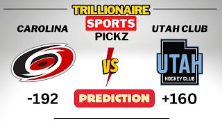 11/13/24 Carolina Hurricanes vs Utah Hockey Club Best Bets - NHL Picks With Bonnie & Clyde