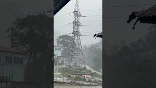 Dargerous rain fall likhu 2 power house