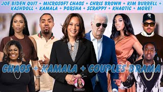 Joe Biden Quit + Microsoft Chaos + Kamala + Porsha + KashDoll + Kim Burrell + Chris Brown + More!