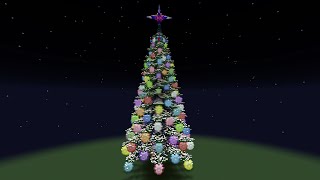 the biggest Christmas Tree in minecraft!