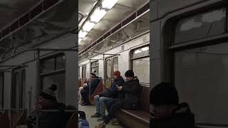 Вагон метро 81-717.5 10167.Последний 2-2-2 в линейной эксплуатации в Москве.