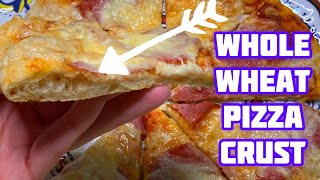 Easy Whole Wheat Pizza Crust with Yeast