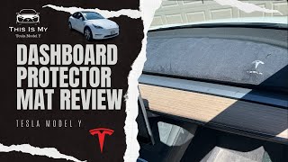 Ultimate Tesla Model Y Dashboard Protector Mat Review: Keep Your Car Pristine!