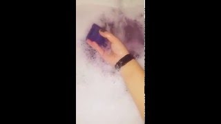 Lush "karma" bubble bar.