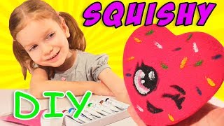 💗 СКВИШИ СЕРДЦЕ НА ДЕНЬ СВЯТОГО ВАЛЕНТИНА | DIY Valentine's Squishy Heart | LIFE HACKS FOR KIDS 💗